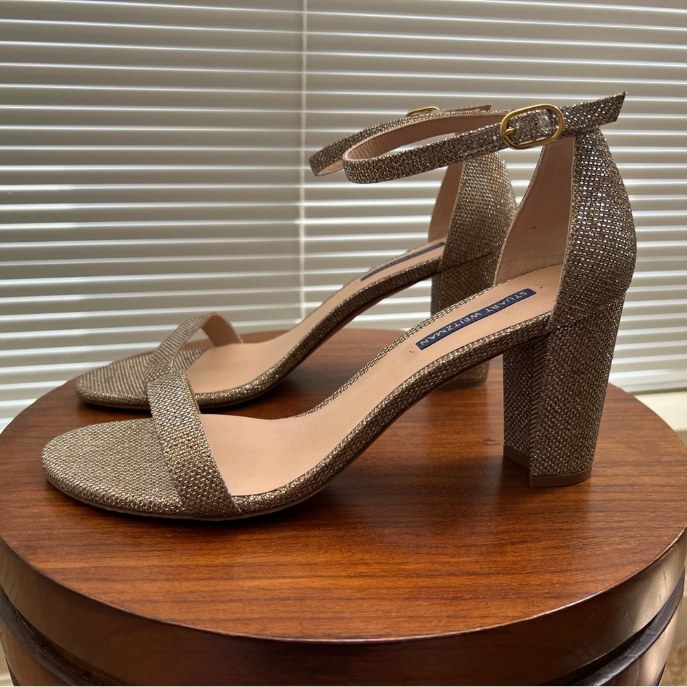 Perfect MOB/MOG wedding shoes - New Stuart Weitzman size 10 heels